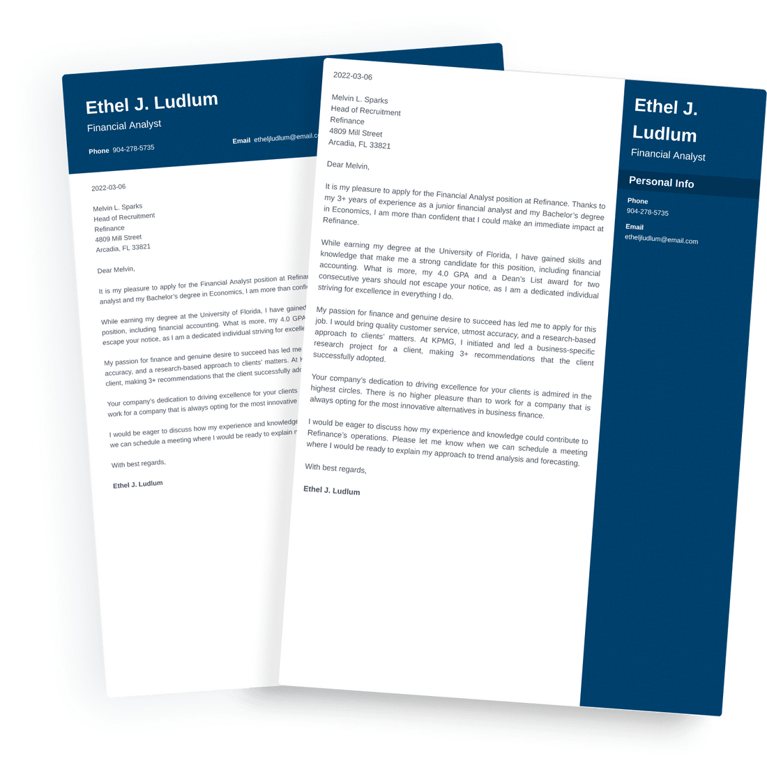 europass cover letter template download